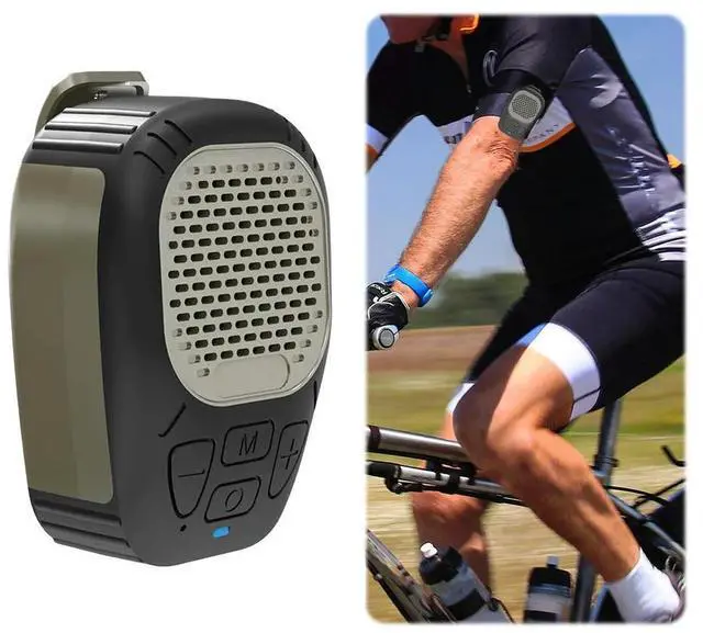 Alt view image 5 of 7 - Wearable Bluetooth-Compatible5.3 Speaker Built-in Mic Jobsite & Outdoor Wearable Speaker Mini Speaker for Hands-Free Music/Calls