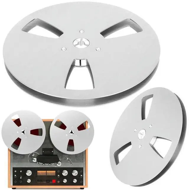 Alt view image 5 of 7 - 1/4 7 Inch Recording Takeup Reel 3 Holes Replacement Opening Machine Part for TEAC Universal for Reel To Reel Tape