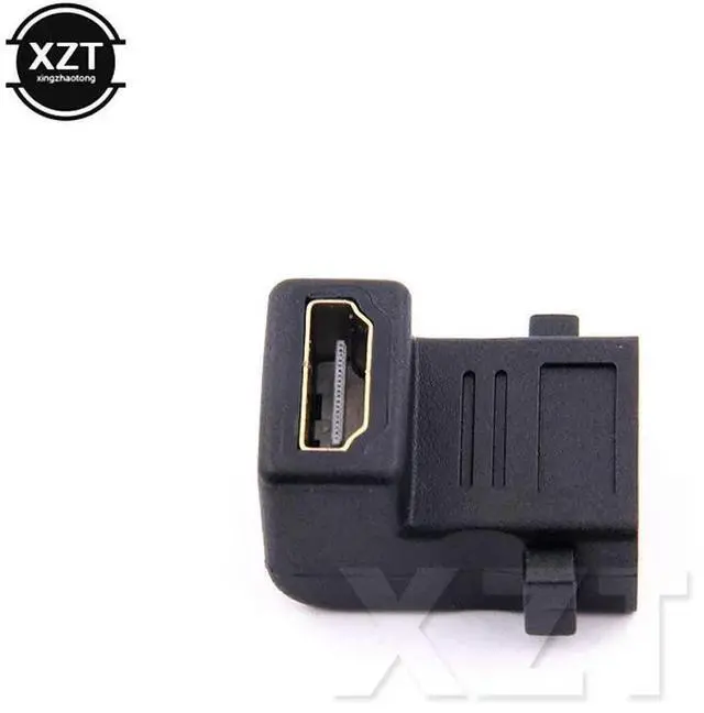 Alt view image 3 of 4 - HDMI-compatible Cable Adapter Converters 90 Degree Angle to Female for 1080P HDTV Cable Adaptor Extension Coupler Connector