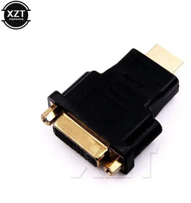Alt view image 2 of 4 - DVI To Adapter Converter HDMI-compatible Male To DVI 24+5 Female Converter Adapter 1080P For HDTV Projector Monitor