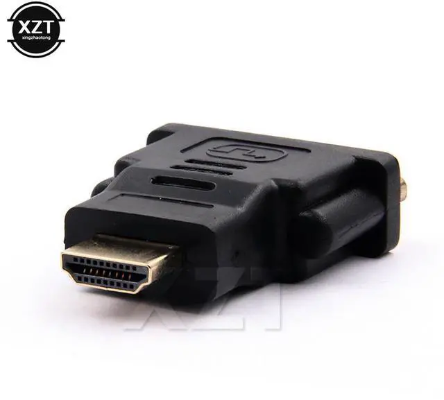 Alt view image 4 of 4 - DVI To Adapter Converter HDMI-compatible Male To DVI 24+5 Female Converter Adapter 1080P For HDTV Projector Monitor