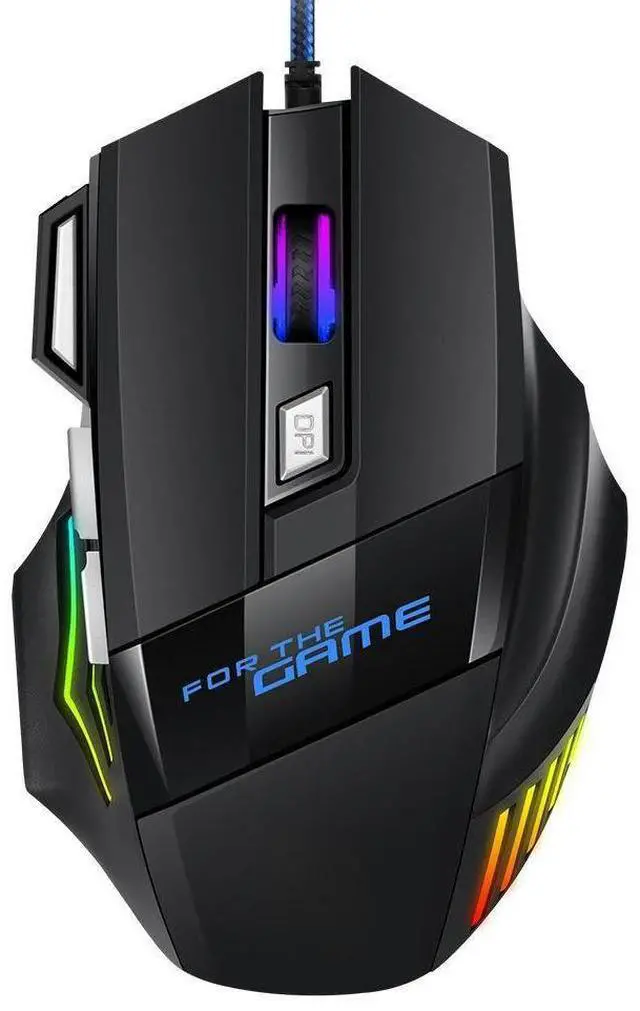 Main image of Professional Wired Gaming Mouse 7 Button Ergonomic USB Optical Mice 5500 DPI Backlight Adjustable for PC Gamer Computer Desktop