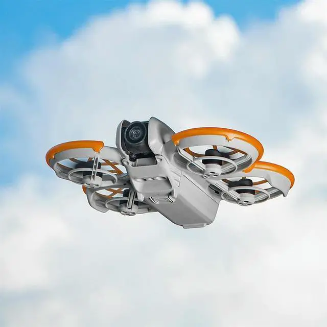 Alt view image 4 of 4 - For Neo Drone Propeller Propeller Blade Anti-Collision Guard For Neo Drone Accessories Green