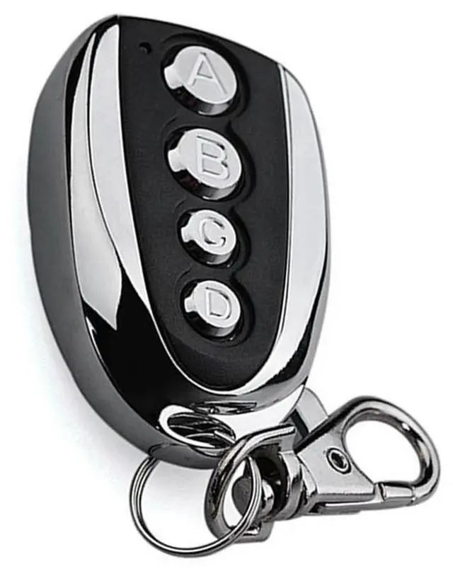 Alt view image 2 of 4 - 2X Universal 433Mhz Garage Door Opener Remote Control, 4-Button Keychain Duplicator For Gates And Doors, Compact Design