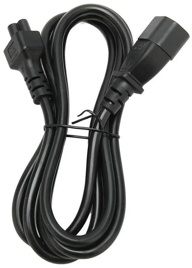 Alt view image 2 of 3 - IEC320 C14 to IEC320 C5 Power Cord IEC320 C14 Male to IEC320 C5 Female Power Cable 10A 250V 2500W 5.9ft C14 to C5 Power Cord