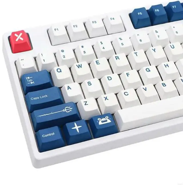 Alt view image 2 of 3 - Ergonomic Keycaps 138 Keys / Set Keys PBT Dye Sublimation Keycaps for MX Switches