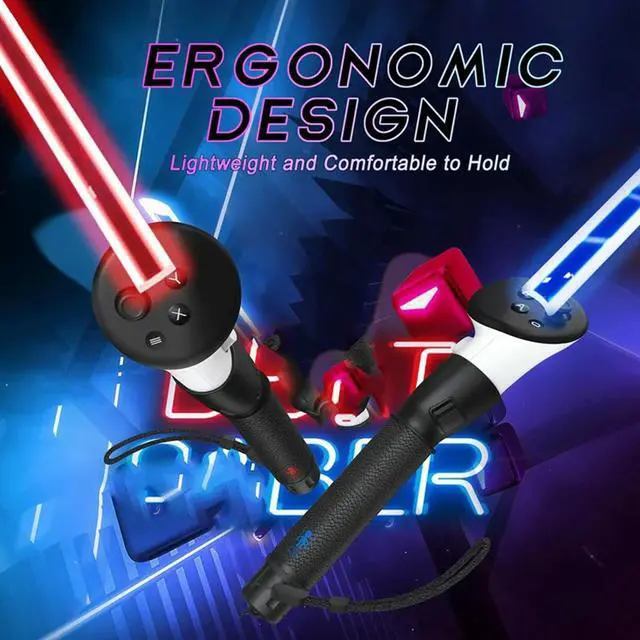Alt view image 3 of 4 - Dual Light Saber VR Controller Handle For Oculus Accessories For Oculus VR Game Accessories