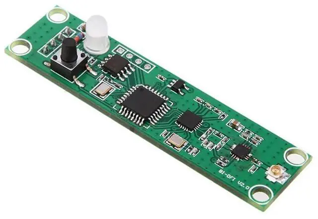 Alt view image 2 of 4 - 2X 2.4G DMX Wireless Controller DMX512 Transmitter Receiver 2 In 1 PCB Module With Antenna For Built-In DIY Stage Light