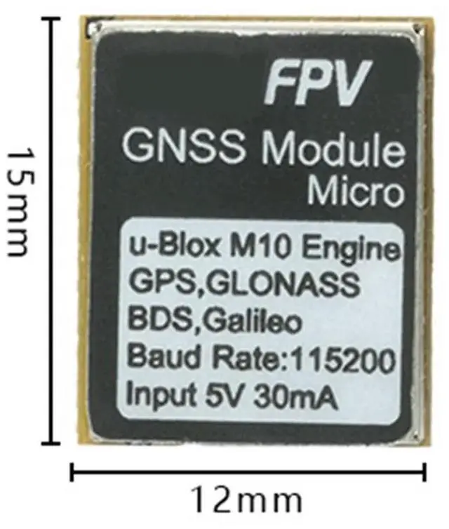Main image of For RUSHFPV GNSS Micro M10 GPS Module Built-In Antenna For RC FPV Freestyle Drone DIY Parts