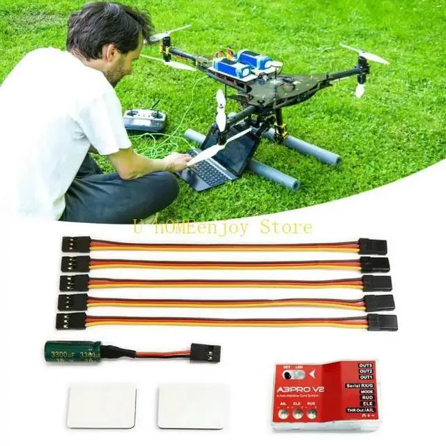 Alt view image 2 of 3 - V2 6 Axised Gyroscope Flight Controller Gyroscope for Fixed Wing Aircraft