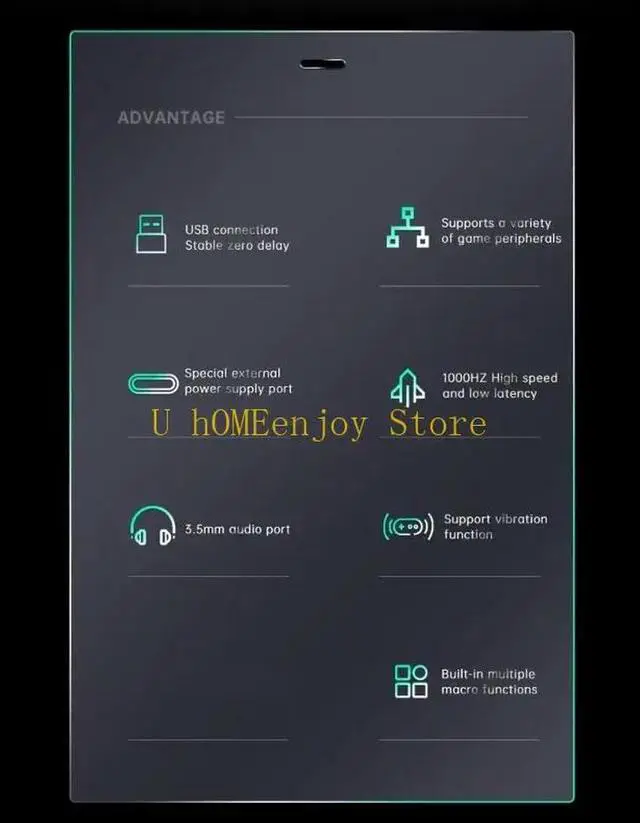 Alt view image 3 of 3 - Game Controller Keyboard Mouse Converter Bluetooth-compatible Adapter for Game