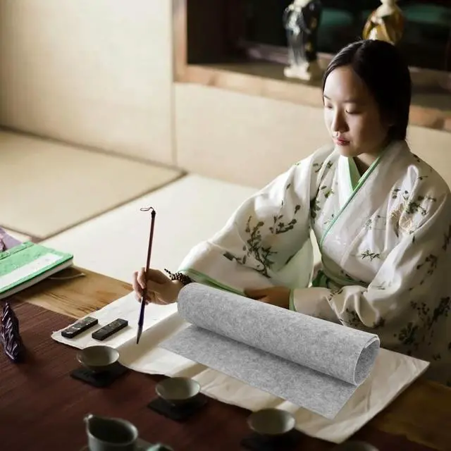 Alt view image 3 of 4 - 200Pcs Chinese Character Practice Paper Xuan Sheets Grids for Extended Sessions Beginners Chinese Yellow Paper