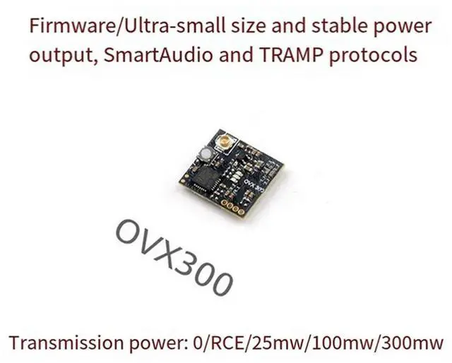 Main image of Openvtx OVX300 5.8G 40CH Ultra-Compact VTX Receiver With Adjustable Power Output For RC Drone Racing