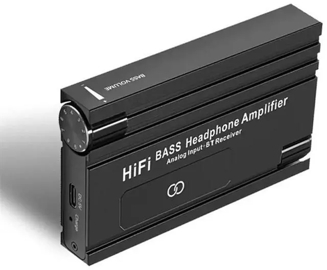 Main image of Hifi Bass Headphone Earphone Audio Amplifier With 16-600 Range Featuring BT 5.0 3.5Mm Aux For Phone PC Music Player AMP