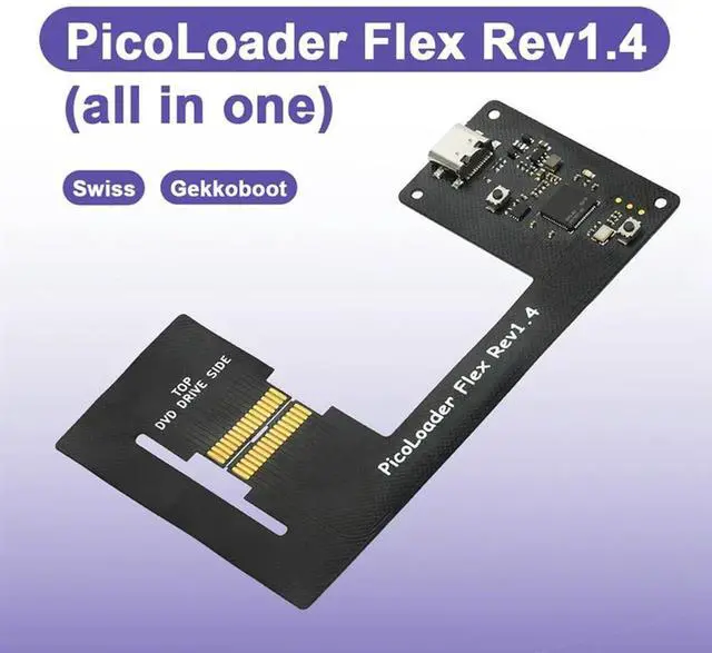Alt view image 4 of 4 - For NGC Gamecube Retro Game Console Picoloader Flex Rev1.4 Based On RP2040 Chip Compatible For SD2SP2 GC2SD Sdgecko