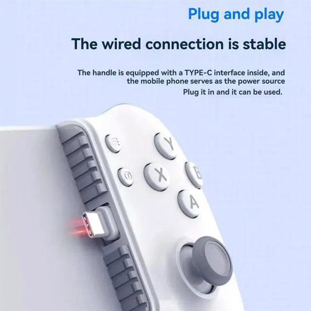 Alt view image 3 of 4 - S3 Gamepad Gaming Control With BT Type C Game Pad Controller For Mobile Phone Cellular PC Tablet Hall Effect Joystick
