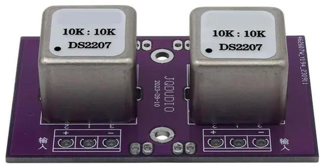 Alt view image 2 of 4 - DS2207 Audio Isolator 10K: 10K Permalloy Audio Balanced Unbalanced Signal Conversion