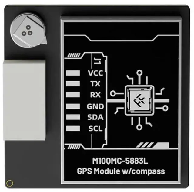 Alt view image 4 of 4 - GPS Module With Compass Antenna M10QMC-5883L For RC For FPV Freestyle Long Range Airplane Drone Models