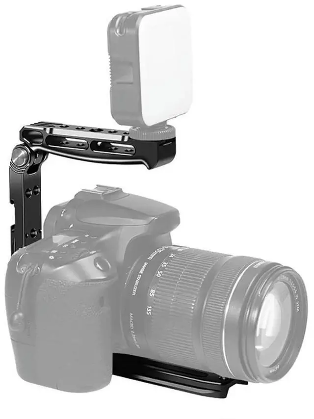Alt view image 2 of 4 - U-Shape Camera Handle Grip For Cold Shoe Mount Video Light Holder For Camera Stabilizer Microphone Stand