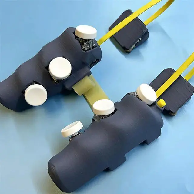 Alt view image 2 of 4 - Tablet Game Handle 6 Buttons Rapid Fire Controller DIY Continuous Shooting Pulse PUBG Gamepad For 12.5-13.5" Tablets