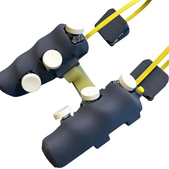 Alt view image 3 of 4 - Tablet Game Handle 6 Buttons Rapid Fire Controller DIY Continuous Shooting Pulse PUBG Gamepad For 12.5-13.5" Tablets