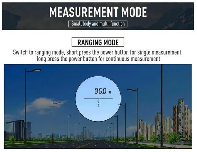Alt view image 3 of 4 - Portable Golf Laser Rangefinder With Slope 600M Laser Distance Meter For Camouflage Hunting Sport Telescope Monocular
