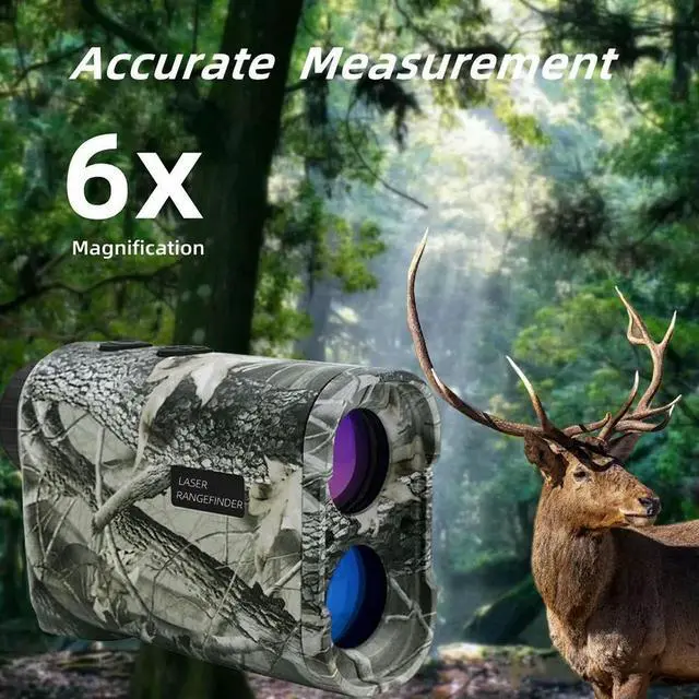 Alt view image 2 of 4 - Portable Golf Laser Rangefinder With Slope 600M Laser Distance Meter For Camouflage Hunting Sport Telescope Monocular