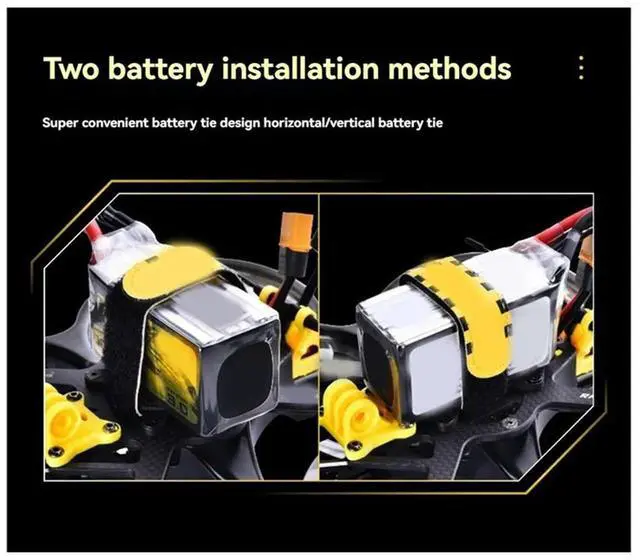 Alt view image 2 of 4 - For Speedybee Bee35 Pro LED 3.5" Frame Kit For FPV Racing Drones For O3 HD VTX Drone Parts