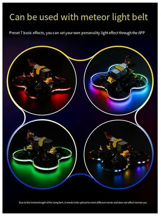 Alt view image 4 of 4 - For Speedybee Bee35 Pro LED 3.5" Frame Kit For FPV Racing Drones For O3 HD VTX Drone Parts