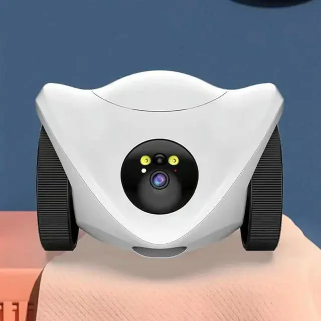 Alt view image 2 of 4 - Robot Pet Feeder Camera 1080P HD Automatic Dog Cat Interactive Tracking