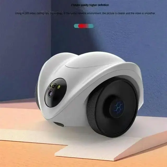 Alt view image 3 of 4 - Robot Pet Feeder Camera 1080P HD Automatic Dog Cat Interactive Tracking