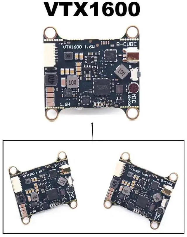 Alt view image 3 of 4 - H743 45A 4-INI ESC VTX1600 3-6S For RC FPV RDrone Flight Control Dual BEC 30.5Mm X 30.5Mm FPV Stack
