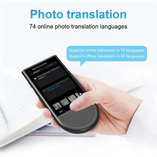 Alt view image 2 of 4 - 148-Language AI Translator Recorder With 4G Real-Time Offline Translation Voice Photo Chatgpt Function