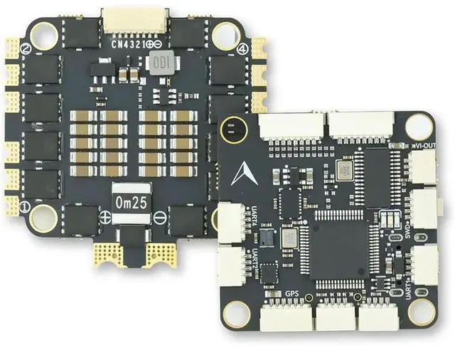 Alt view image 2 of 4 - H743 Flight Controller For INAV, FPV Racing Drones Supports 2-6S Lipo,O3 Dual BEC, Includes 60A 8 Bit ESC 30X30 Stack