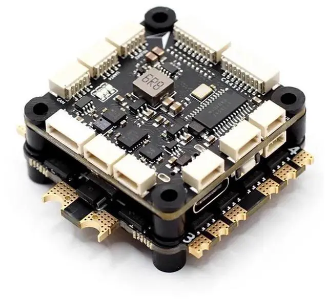 Alt view image 3 of 4 - H743 FC&ESC Stack Micoair743 Dual IMU Flight Controller Bluejay_48K 60A 4In1 ESC Supports PX4 Firmware