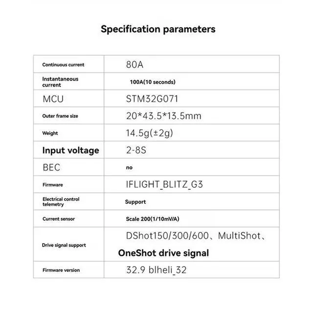 Alt view image 4 of 4 - 4X For Iflight BLITZ E80 Single 32Bit ESC 2-8S LIPO ESC Board With CNC Alum Cover For RC FPV Racing Drone