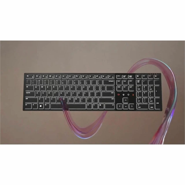 Alt view image 2 of 5 - Dell KM900 Premier Collaboration Keyboard and Mouse - Zoom Touch Controls, Backlight Keyboard, Bluetooth 5.1, Radio Frequency 2.4GHz - Black