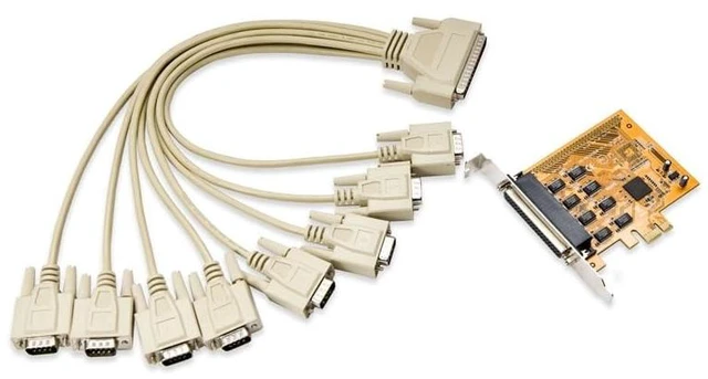Main image of Syba SY-PEX15019 PCI-Express RS-232 Serial 8-Port Card with OXPCIe958 Chipset