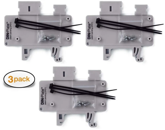 Main image of DIN Rail Mount for Raspberry Pi Zero (3 Pack)