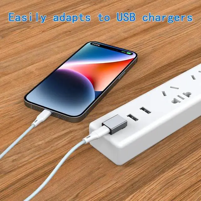 Alt view image 2 of 5 - JAENFONG 2Pcs USB 3.1 to USB C 90° Angle Adapter USB A Male to USB C Female L-Shaped Angle Connector for OTG Data Transfer 3A Charging for PC Laptop Tablet