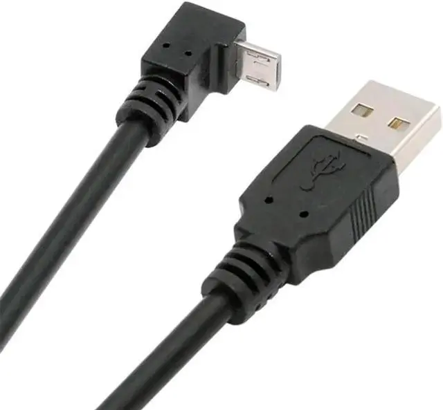 Main image of JAENFONG Up Angled 90 Degree Micro USB 5Pin to USB 2.0 Type-A Data Charge Cable for Phone Tablet Camera 150cm
