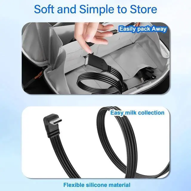 Alt view image 3 of 7 - JAENFONG 90 Degree Right Angle USB C2.0 Cable Type C to USB Female OTG Adapter Cable USB Type C Flat Short Cable Universal Tablet USB Flash Drive Laptop 11.8in/30CM (Up/Down Angle)
