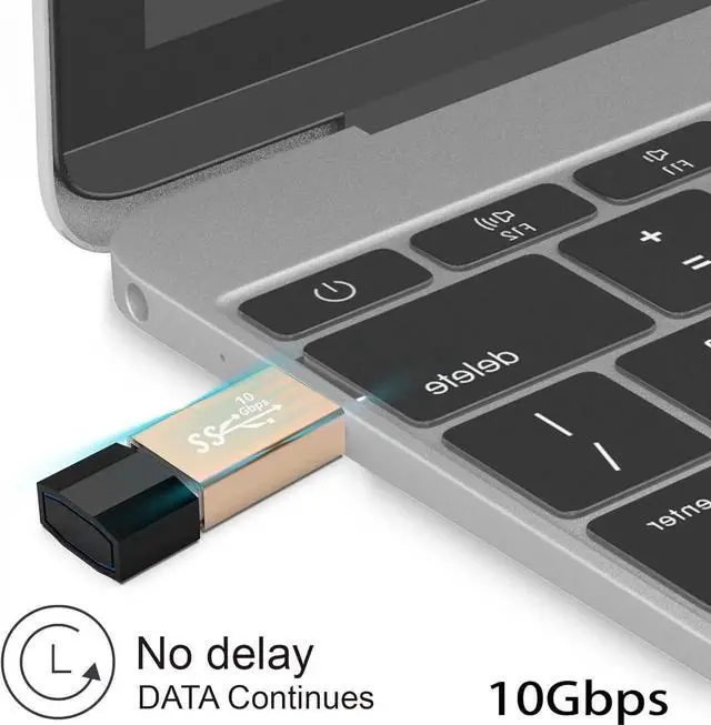 Alt view image 3 of 6 - JAENFONG 3kinds of USB 3.0 apters kit USB 3.0 Female to Female and Male to Male and Female to Male high Speed Convert Extension Coupler Connector converte Gold