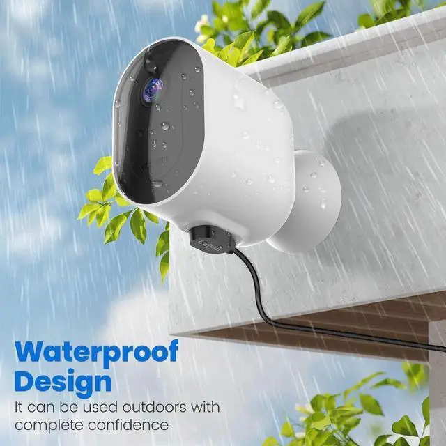 Alt view image 2 of 7 - Arlo Camera Charger Outdoor&Indoor Power for Arlo Pro 3 Arlo Pro 4 Arlo Ultra Arlo Ultra 2 Pro 5S 2K 26.25ft Long Charging Cable