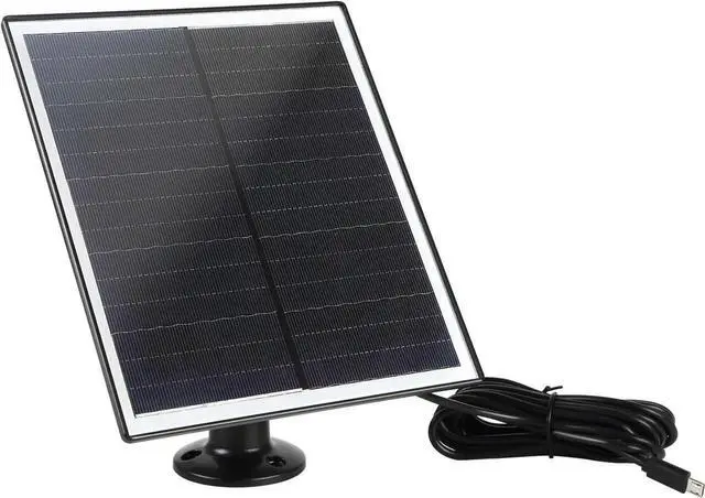 Main image of JAENFONG Solar Charger DIY Battery Solar Panel 6W 5V IP65 Waterproof with Micro USB Cable for Outdoor CCTV Surveillance Cameras