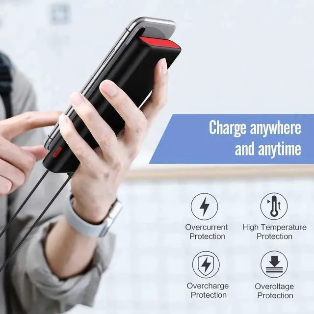 Alt view image 7 of 7 - Portable Charger Power Bank 25 800mAh 5V/3A USB C in&Out Fast Phone Charging with Intelligent Smart IC 3 USB Port External Cell Phone Battery Pack Compatible with iPhone 16 15 14 Galaxy Android etc