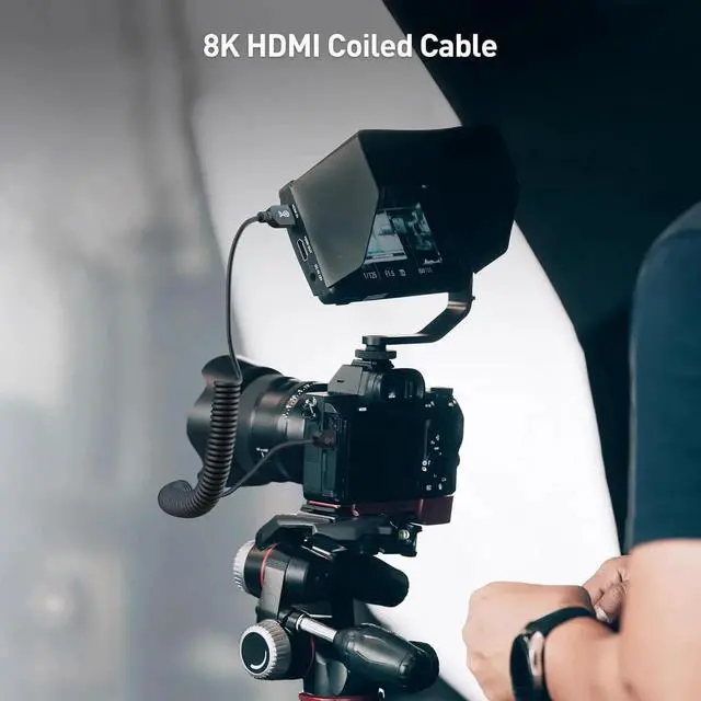 Alt view image 4 of 7 - JAENFONG 48Gbps 8K HDMI Coiled Cable 1-3ft with 8K@60Hz 4K@240Hz and HDR Support HDMI Cable Coiled for PS5 Xbox Series X/S RTX4080/4090 RX 7800/7900 TV and More