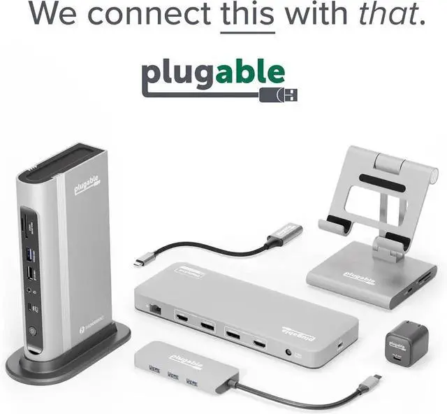 Alt view image 4 of 7 - JAENFONG Dual Monitor Adapter for M1/M2/M3/M4 macOS Systems Windows ChromeOS. Broad Compatibility - Thunderbolt USB-C USB 3.0 to HDMI Adapter for Dual Monitors 1920x1080 @60Hz SMI Driver Required