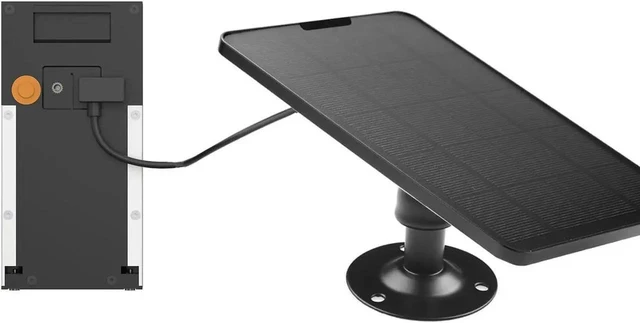 Alt view image 2 of 5 - JAENFONG Solar Charger for Video Doorbell (2nd Generation - 2020 Release) Black