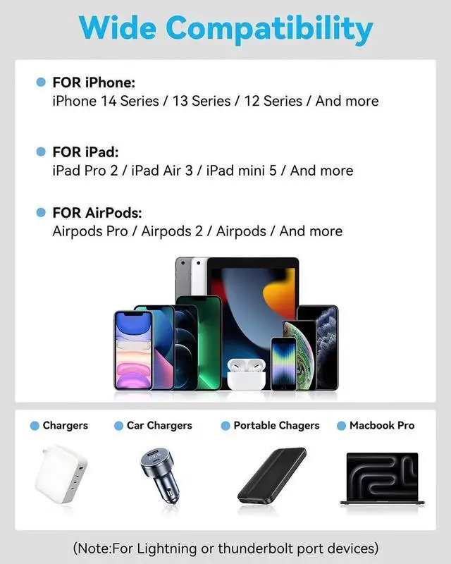 Alt view image 6 of 7 - JAENFONG Retractable USB Type C Lightning Cable 4Ft 2Pack Colide iPhone Charger Fast Charging for Car Mini USBC iPhone Cord for iPhone 14/13/12/11 Series/SE/iPad/CarPlay